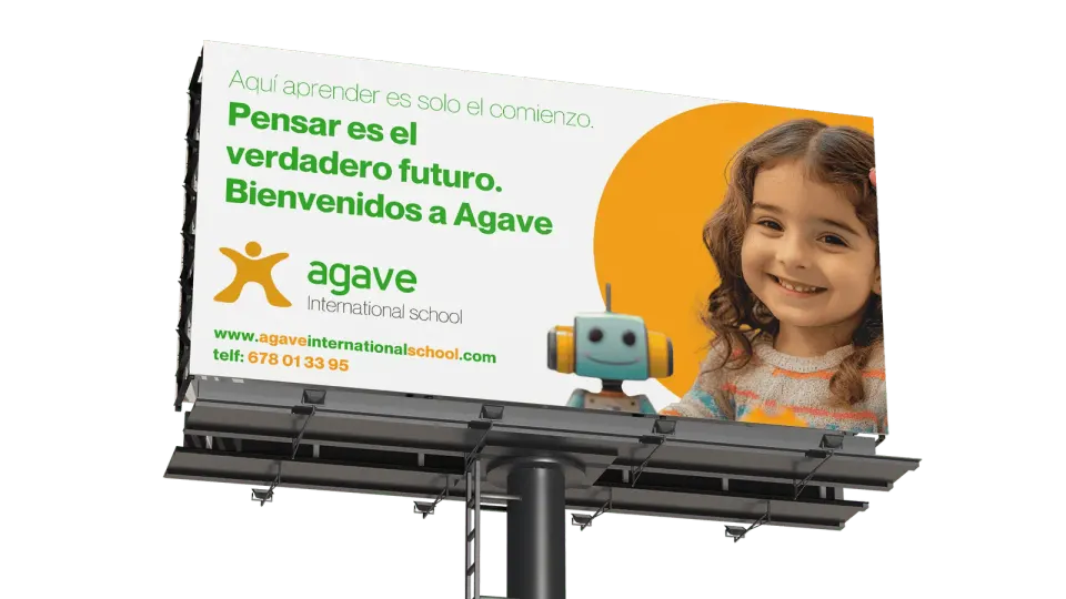 Campaña creativa Agave International School