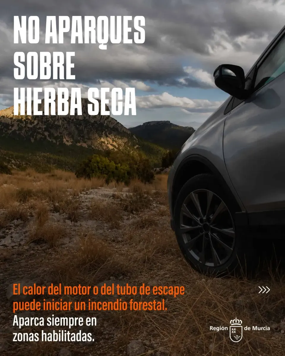 campaña de prevención de incendios de la Región de Murcia 2026
