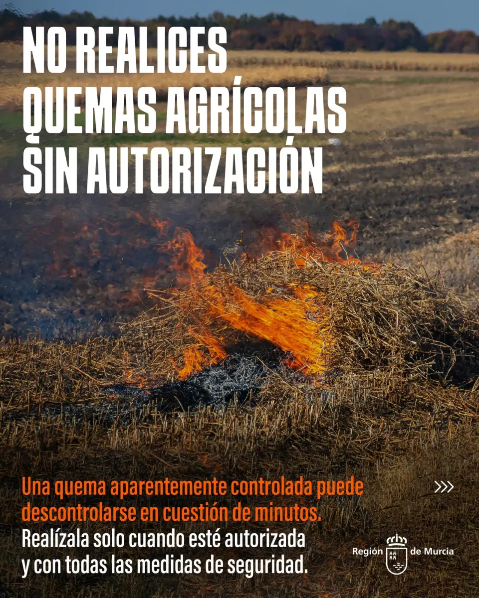 campaña de prevención de incendios de la Región de Murcia 2026